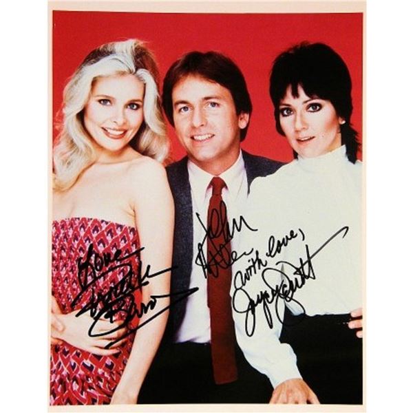 Three's Company cast signed photo