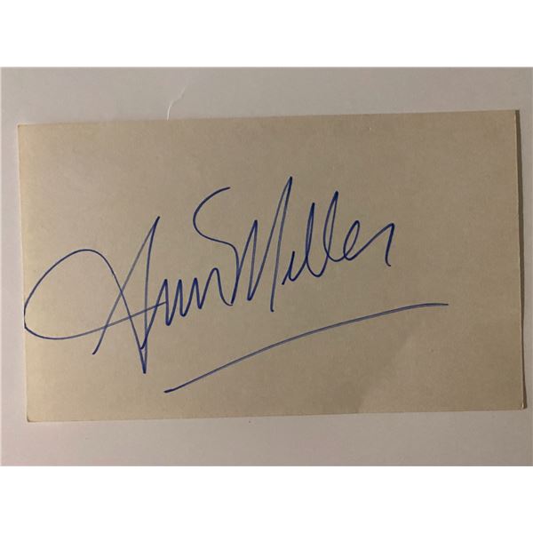 Ann Miller signature cut