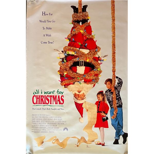 All I Want for Christmas 1991 Original Movie Poster
