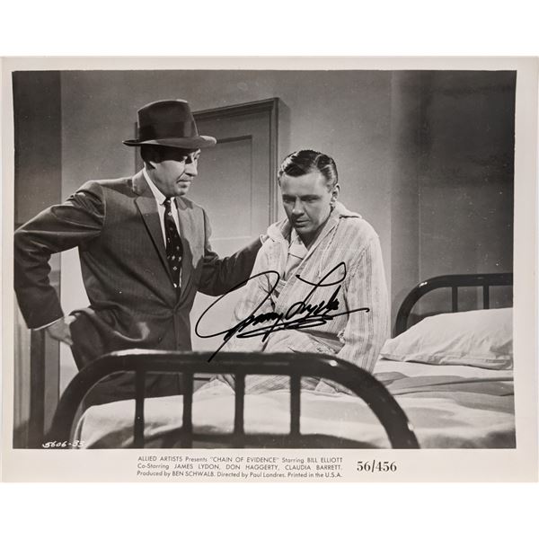 Chain of Evidence Jimmy Lydon signed photo.