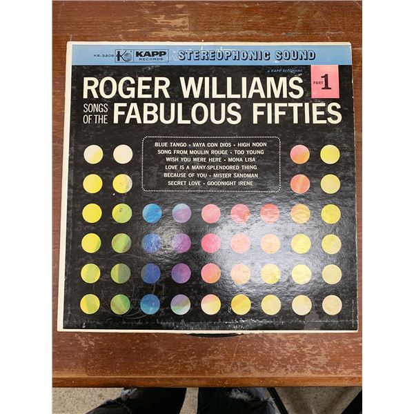 Roger Williams Songs of the Fabulous 50's Album