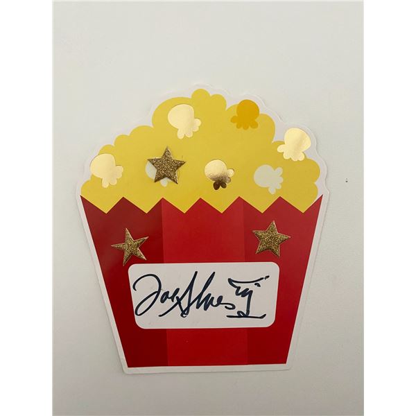 Joe Alves Signed Popcorn Card