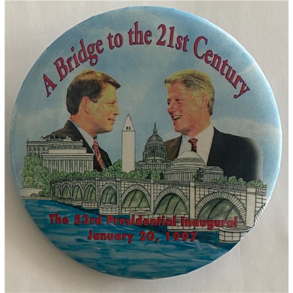 53rd inauguration commemorative Bill Clinton pin
