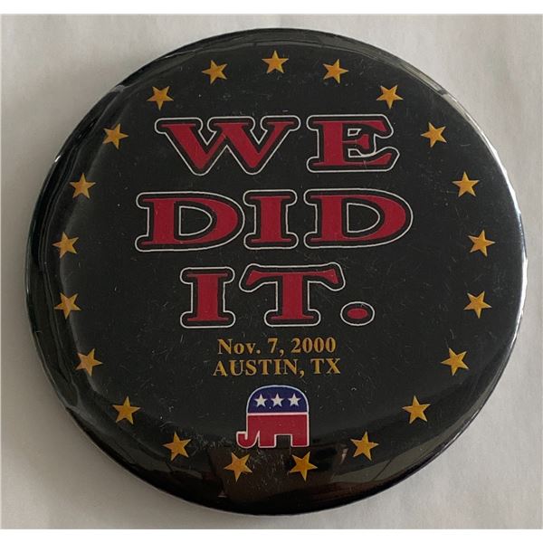 2000 Bush and Cheney President Campaign pin