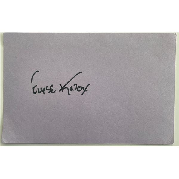 Elyse Knox original signature