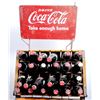 Image 4 : Coca-Cola Commemorative Bottles with Vintage Stand [196827]