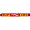Image 1 : Rare Porcelain Coca-Cola Sign  [196821]