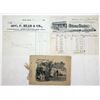 Image 1 : Rare Arizona Ephemera: Two Billheads & Tucson Photogravures Booklet [195448]
