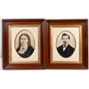 Image 1 : SF Man and Woman Hand Painted Photos in Frames [195430]