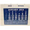 Image 2 : Golden Bank Casino Cowboy Calendar, 1954 [194380]