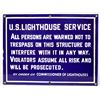 Image 1 : U S Lighthouse Service Porcelain Sign [196529]