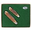 Image 1 : Queen Cutlery Master Cutler Collection Trapper Knives with Box (2) [194252]