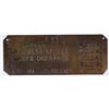 Image 1 : Military Brass Plaques Desig. 1-95-4 [196693]