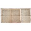 Image 1 : Boston Museum Newspapers 1849 Cal Gold Rush [195510]