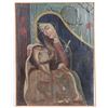 Image 1 : Pieta Painting, c 1800s, 27 x 33" [196887]
