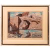 Image 1 : Original Framed Watercolor, Artist Unknown [195945]