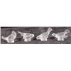 Image 1 : Cristal Lalique Bird Sculptures (4) [195618]