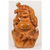 Image 1 : Buddha Statue, Hand Carved  Yew Wood [181069]