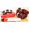 Image 2 : Mini Resin 3 Elephant Train, 48 [196222]