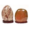 Image 1 : View Stone Pair, Lacquered Finish, Varied colors [194378]