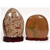 Image 2 : View Stone Pair, Lacquered Finish, Varied colors [194378]