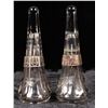Image 1 : Car Vases, Same Shaped Pair with 2 Brackets [195121]