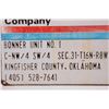 Image 2 : Oklahoma Amoco Oil Metal Sign [196524]