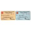 Image 1 : San Diego & Arizona Eastern Railway Co. Annual Pass Pair [195738]