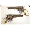 Image 2 : Hubley "Rodeo" Cap Guns with Copper Holsters [196973]