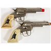 Image 3 : Hubley Cap Pistols with Real Cowhide Holsters [196987]