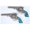 Image 6 : Hubley Colt 38 Cap Pistols with Holster Set 1950's [196327]