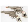 Image 2 : Hubley "Texas Jr" Texas Ranger two cap guns and Holster Rig [196969]