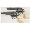 Image 2 : "Pony Boy" Cap Pistols in Two Tone Leather Holsters [196984]