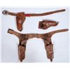 Image 1 : Toy Pistols holster belt Pair, Unmarked and "Sheriff" [196950]