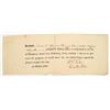 Image 1 : Treasurer Thomas T. Tucker Autograph 1808 [196783]