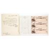 Image 1 : U. S. Treasurer Checks/Letter [195276]