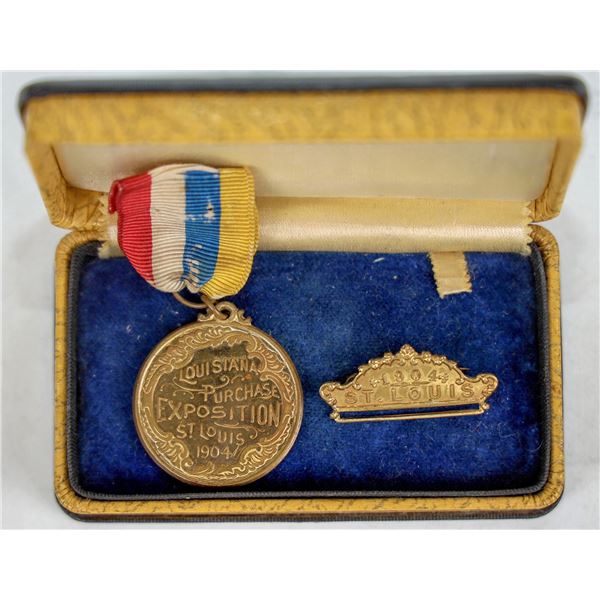Louisiana Purchase Exposition Pin Badge 1904 [196098]
