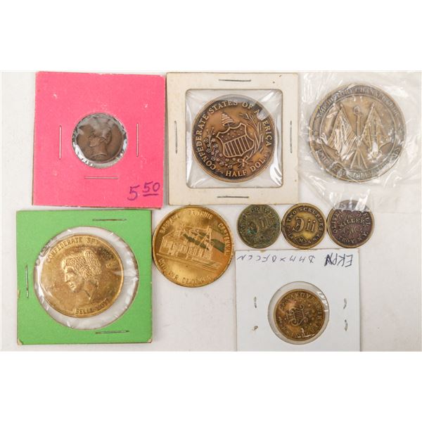 Civil War Tokens and Commemorative Coins (9) [195757]