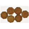 Image 2 : Belling Bros. Bakery, octagonal, Vallejo tokens [194423]