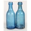 Image 2 : Cobalt Soda Bottle Pair [195387]