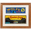 Image 1 : California Fruit Boxed Label Pair in Frame [195680]