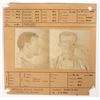 Image 1 : Nevada Prisoner Record w/ Photo, Rare [194653]