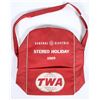 Image 1 : TWA Stereo Holiday 1969 Shoulder Tote [196583]
