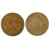 Image 1 : Newfoundland, Canada Half Penny Token Pair [196185]