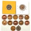 Image 2 : Masonic Embossed Punched Pennies (14) [196122]