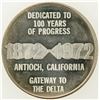 Image 2 : Antioch Centennial Sterling Silver Medal [194939]