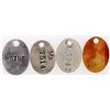 Image 2 : Boggs & Buhl Metal Charge Fobs, 4 Pittsburgh [196296]