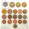 Image 2 : Masonic "One Penny" Multi Lodge  Medals, 20 [196124]