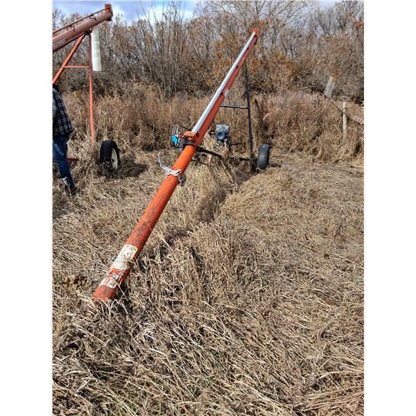 34' Pool Grain Auger with Kohler 12hp Motor