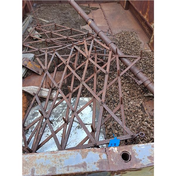 3 Diamond Harrows with draw bar